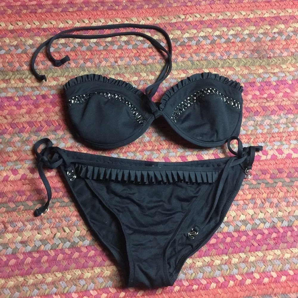 SEAFOLLY BLACK BIKINI SET